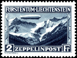 1931, 1 U. 2 Fr. Zeppelin, Postfrisch, Mi. 700.-, Katalog: 114/15 ** - Otros & Sin Clasificación