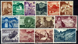 1937, 3 Rp. - 1,50 Fr. Freimarken Komplett Postfrisch, Mi. 140.-, Katalog: 156/69 ** - Altri & Non Classificati