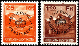 1933, 25 Rp U. 1,20 Fr. Postfrisch, Mi. 400.-, Katalog: 9/10 ** - Otros & Sin Clasificación