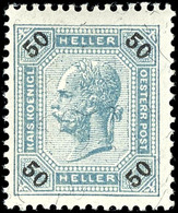 1899, 50 H. Franz Joseph, Tadellos Postfrisch, Unsigniert, Kabinett, Katalog: 79 ** - Sonstige & Ohne Zuordnung