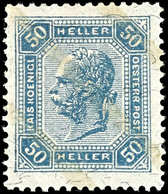 1904, 50 H. Franz Joseph Mit Lackstreifen, Tadellos Postfrisch, Unsigniert, Mi. 130.-, Katalog: 116 ** - Autres & Non Classés