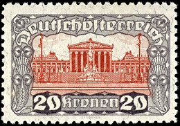 1919, 20 Kr. Parlamentsgebäude, Gezähnt 11 1/2, Tadellos Postfrisch, Unsigniert, Schönes Stück In Der Besseren Zähnung,  - Other & Unclassified