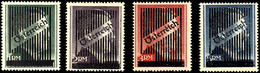 1945, "Hitler"-Markwerte Mit Gitteraufdruck Tadellos Postfrisch, Mi. 240,--, Katalog: Va/Vd ** - Sonstige & Ohne Zuordnung