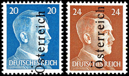 Leibnitz: 1945, 1-24 Pfg. Hitler, 12 Werte Postfrisch Komplett, Geprüft Weihs, Mi. 1.500.-  ** - Altri & Non Classificati