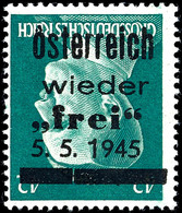 Losenstein (Oberösterreich), Hitler Freimarke 42 Rpf. Mit Vierzeiligem Stdr.-Aufdruck "Österreich / Wieder / Frei / 5.5. - Altri & Non Classificati