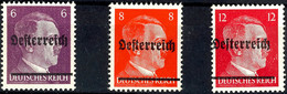 Scheibbs, 6 Rpf, 8 Rpf. Und 12 Rpf. Hitler Freimarken Mit Lokalem Aufdruck In Type I, Postfrisch, Kompletter Satz Mit 3  - Sonstige & Ohne Zuordnung