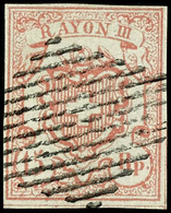 1852, 15 Rp. Rayon III., Type 7, Fahlrot, Farbfrisches Und Vollrandiges Kabinettstück Mit Entwertung Durch Schwarze Eidg - Other & Unclassified