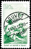 1912, 10 Cts. Pro Juventute Vorläufer, Tadellos Gestempelt "GOUVET 14.XII.12", Attest Liniger, Mi. 450.-, Katalog: II O - Sonstige & Ohne Zuordnung