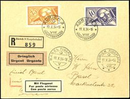 1923, 15 C. Bis 50 C. Flugpost, Kompletter Satz Mit 6 Werten, X-Papier, Tadellos Gestempelt, Mi. 180.-, Katalog: 181,182 - Altri & Non Classificati