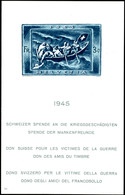 1945, Blockausgabe Kriegsgeschädigtenspende, Tadellos Postfrisch, Unsigniert, Mi. 220.-, Katalog: Bl.11 ** - Altri & Non Classificati