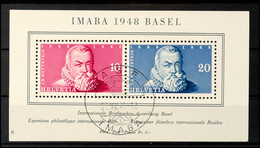 Blockausgabe "IMABA", Tadellos Gestempelt Mit Sonderstempel Vom 22. August 1948, Mi. 90.-, Katalog: Bl.13 O - Sonstige & Ohne Zuordnung