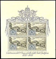 1952, Blockausgabe 100 Jahre Briefmarken, Tadellos Postfrisch, Unsigniert, Mi. 250.-, Katalog: Bl.1 ** - Altri & Non Classificati