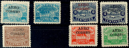 1925, 5 Cent Bis 1 P. Freimarken, Dabei 5 C Mit Aufdruck In Schwarz Und Blau, 10 C. Mit Aufdruck In Rot Und Schwarz Sowi - Honduras