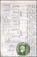 4 Pfennig Grün, Allseits Vollrandiges Und Farbfrisches Kabinettstück Auf Marktbericht Aus Manchester, Aufgegeben Und Fra - Sonstige & Ohne Zuordnung