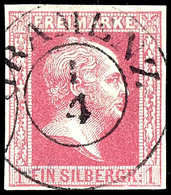 1 Sgr. Karmin, Glatter Grund, Vollrandiges Und Farbfrisches Kabinettstück, Klar Entwertet Mit K2 "GRAMENZ 1/4" (Reg.-Bez - Sonstige & Ohne Zuordnung