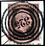 "325" - Dirschau (Reg.-Bez. Danzig), Je Klar Auf Kabinettstück 1 Sgr. Schwarz Auf Rosa, Lose Marke Bzw. Briefstück, Kata - Other & Unclassified