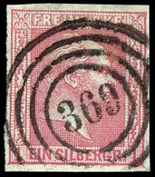 "369" - Eilenburg (Reg.-Bez. Merseburg), Klar Und Zentrisch Auf 1 Sgr. Rosa, Gegitterter Grund - Auf Dieser Ausgabe Bess - Other & Unclassified