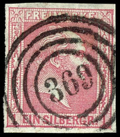 "369" - Eilenburg (Reg.-Bez. Merseburg), Klar Und Zentrisch Auf 1 Sgr. Rosa, Gegitterter Grund - Auf Dieser Ausgabe Bess - Sonstige & Ohne Zuordnung