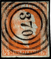 "370" - Eilpe (Reg.-Bez. Arnsberg), Klar Und Zentrisch Auf Kabinettstück 1/2 Sgr. Rotorange, Katalog: 1 O - Altri & Non Classificati