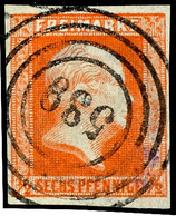 "539" - Grevenbroich (Reg.-Bez. Düsseldorf), Klar Auf Kabinettstück 1/2 Sgr. Rotorange, Katalog: 1 O - Andere & Zonder Classificatie