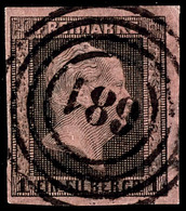 "681" - Inowrazlaw (Reg.-Bez. Bromberg), Klar Und Zentrisch Auf Kabinettstück 1 Sgr. Schwarz Auf Rosa, Katalog: 2a O - Autres & Non Classés
