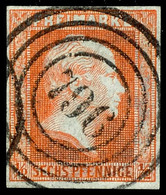 "796" - Langenberg (Reg.-Bez. Düsseldorf), Klar Und Zentrisch Auf 1/2 Sgr. Rotorange, Tadellos, Katalog: 1 O - Other & Unclassified