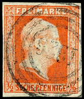 "1326" - Schlawa (Reg.-Bez. Liegnitz), Klar Und Vollständig Auf Kabinettstück 1/2 Sgr. Rotorange., Katalog: 1 O - Other & Unclassified