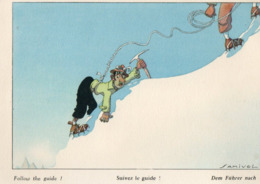 Par Samivel. CP. Suivez Le Guide, Follow The Guide. C 1957.  57. Scan Du Verso. - Samivel