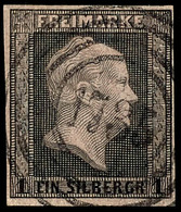 "1735" - Siemianowitz (Reg.-Bez. Oppeln), Klar Und Zentrisch Auf Kabinettstück 1 Sgr. Schwarz Auf Rosa, Katalog: 2a O - Other & Unclassified