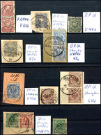 1886 - 1900, Gestempelte Partie Vorläufer Mit 14 Werten, Dabei MiNr. V41b Paar Gepr. Jäschke-L. BPP, V48a Paar Gepr. Jäs - China (offices)