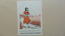 Cartes Postales >  Evénements > Inaugurations :Création Du Foyer Feminin :Orphelins Des PTT  En 1956 - Einweihungen