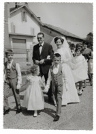 Photo 17,8 X 12,7 Cm Mariage Joliot-Jung 18 Juillet 1964 - Golbey