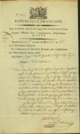 BELGIQUE LETTRE DATE DE INGELMUNSTER 29/07/1798 DOCUMENT ILLUSTRE (DD) DC-4489 - 1794-1814 (Periodo Francese)