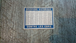 Petit Calendrier Publicitaire 1904 Spécifique Victorieux Contre Les Cors - Small : 1901-20