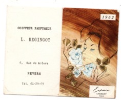 Calendrier Nevers Coiffeur Regingot - Petit Format : 1961-70