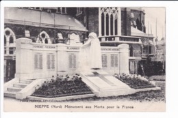 NIEPPE - Monument Aux Morts Pour La France - Autres & Non Classés