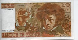 BILLET De DIX FRANCS  2-3 -1978 - 10 F 1972-1978 ''Berlioz''