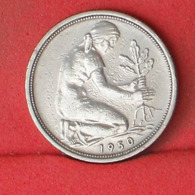 GERMANY FEDERAL REPUBLIC 50 PFENNIG 1950 F -    KM# 109,1 - (Nº32270) - 50 Pfennig