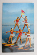 (11/4/5) Postkarte/AK "A Thrilling Water Skiing" Spectacle At Famous Cypress Gardens, Florida, 50er Jahre - Sci Nautico