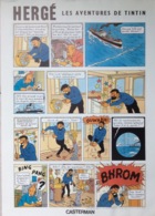 Hergé, Affiche, Planche De Coke En Stock - Affiches & Offsets