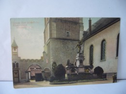 GRUSS AUS HASSLOCH RHEINPLATZ  KRIEGERDENKMAL ALLEMAGNE CPA 1919 - Hassloch