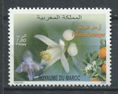 254 MAROC 2010 - Yvert 1542 - Fleur Oranger - Neuf ** (MNH) Sans Charniere - Morocco (1956-...)