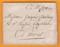 1779 - Marque Postale LILLE Sur LAC De 2 Pages Vers Murat (sur Vèbre, Tarn  : Fil) - Louis XVI - 1701-1800: Precursores XVIII