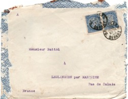 Double Perforation SF FS Sur Lettre Bruxelles 1905 - Perfint Perforated - 1863-09