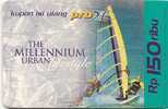 CARTE -PREPAYEE-INDONESIE-150RP -THE MILLENIUM URBAN-WIND SURF-TBE - Indonesien