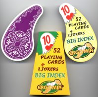 Jeu  Pour Mal-voyants De 52 Cartes A Jouer ERGOMIA BIG INDEX - 2 Jokers Playing Cards  Gros Chiffres (523) - 54 Kaarten