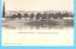 Carrières-Saint-Denis-(sur-Seine-Yvelines)+/-1900-Passage D'Eau Pour Nanterre (Passeur-Barque)-Edit.A.Després,Le Vésinet - Carrières-sur-Seine