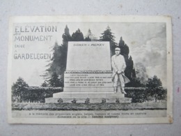 Gardelegen Elevation Monument Prisonniers Anglais , Belges, Français Et Russes Morts En Captivité Sanchez Sculpteur WWI - Gardelegen