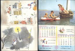 Calendrier 1957   Adolphe Delhaize - Grand Format : 1961-70