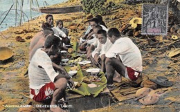 Océanie.  Polynésie Française    . Tahiti   Amuraamaa   Déjeuner        (voir Scan) - Tahiti